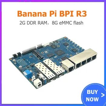 Banaan Pi BPI R3 2GB RAM 8GEMMC Ruuteri MediaTek MT7986 Quad Core ARM A53 + MT7531A Chip Projekteerimine